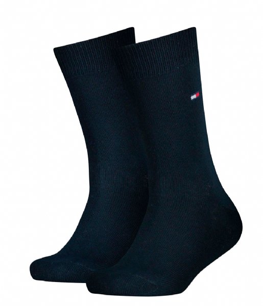 Tommy Hilfiger Sock Kids Sock Basic 2P 2-Pack Midnight Blue (563)