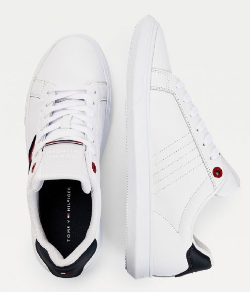 Tommy Hilfiger Sneaker Essential Leather Cu White (YBR)