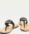 Tommy Hilfiger Sandal Essential Leather Flats Black (BDS)