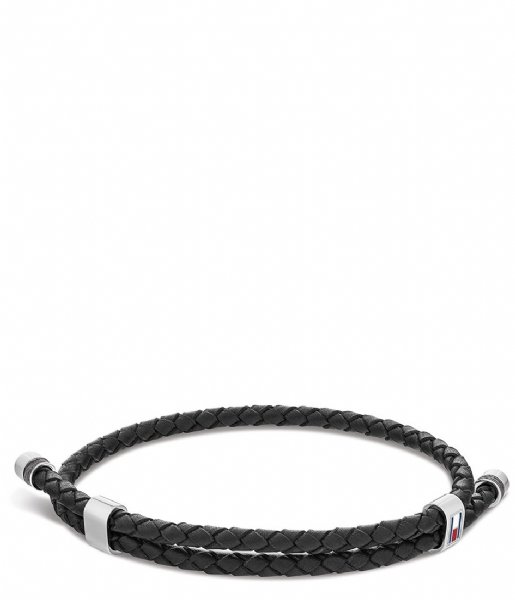 Tommy Hilfiger Bracelet Double Wrap Logo Bracelet Black (TJ2790224)