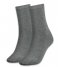 Tommy Hilfiger Sock Women Sock Casual 2-Pack Middle Grey Melange (758)