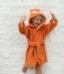 Trixie Baby clothes Bathrobe , 1-2 yr - Mr. Fox Orange