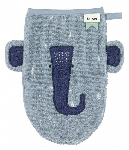 Trixie Baby accessories Washcloth - Mrs. Elephant Blue