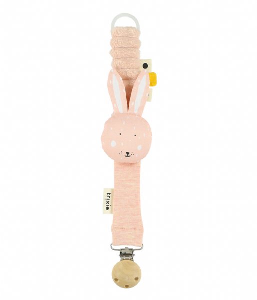 Trixie Baby accessories Pacifier clip - Mrs. Rabbit Pink