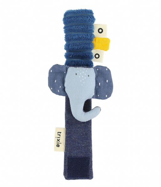 Trixie Baby accessories Wrist rattle - Mrs. Elephant Blue