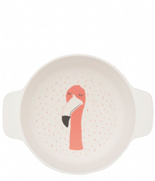 Trixie Kitchen Bowl with handles - Mrs. Flamingo Print