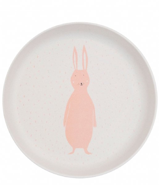 Trixie Kitchen Plate - Mrs. Rabbit Print