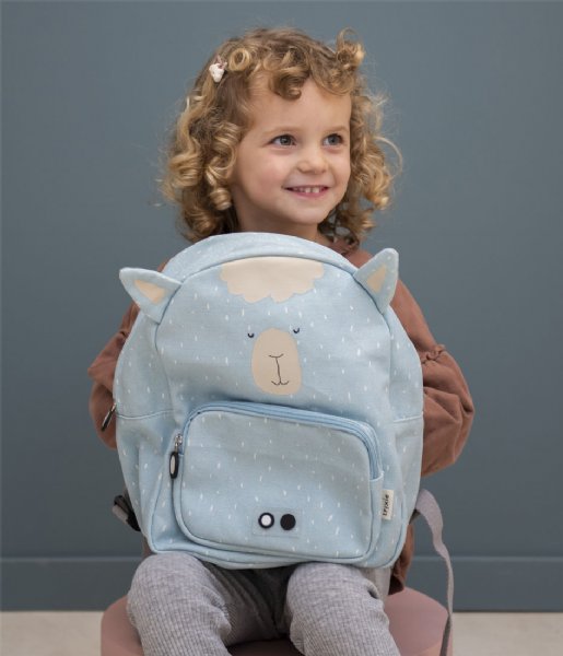 Trixie Everday backpack Backpack Mr. Alpaca Blauw