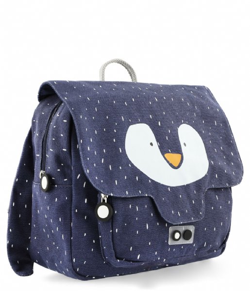 Trixie Everday backpack Satchel Mr. Penguin Blauw