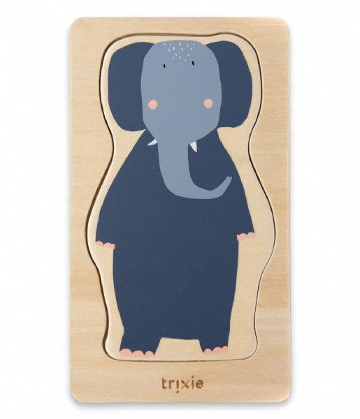 Trixie Baby accessories Wooden 4-layer animal puzzle Wooden