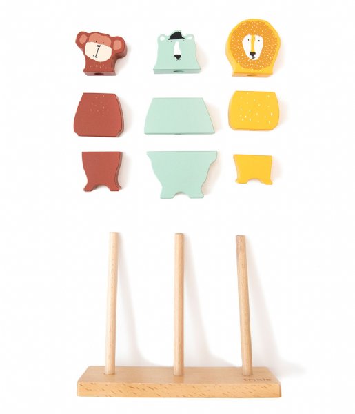 Trixie Baby accessories Wooden animal puzzle stacker Wooden