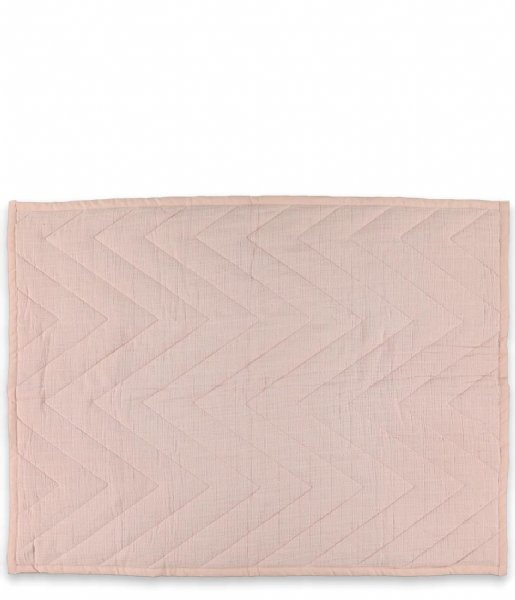 Les Reves d Anais Plaid Cotton blanket 75x100cm Rose