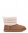 UGG  Fluff Mini Quilted Chestnut