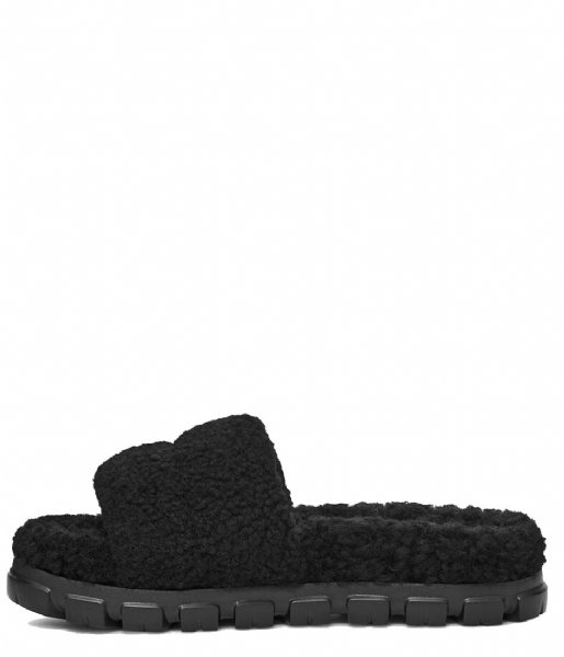 UGG House slipper W Cozetta Curly Black (BLK)