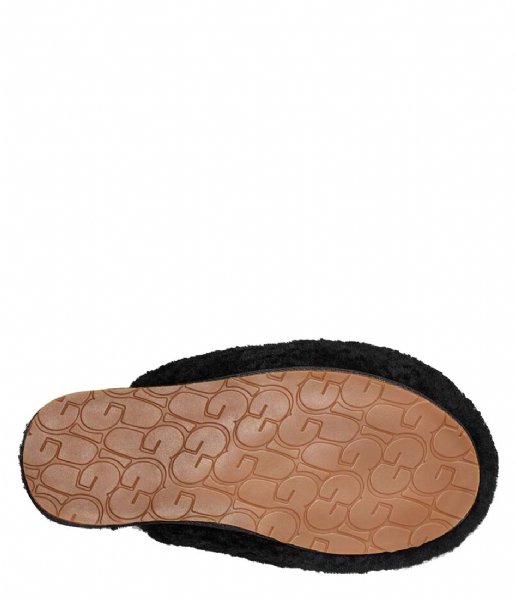 UGG House slipper W Maxi Curly Slide Black (BLK)