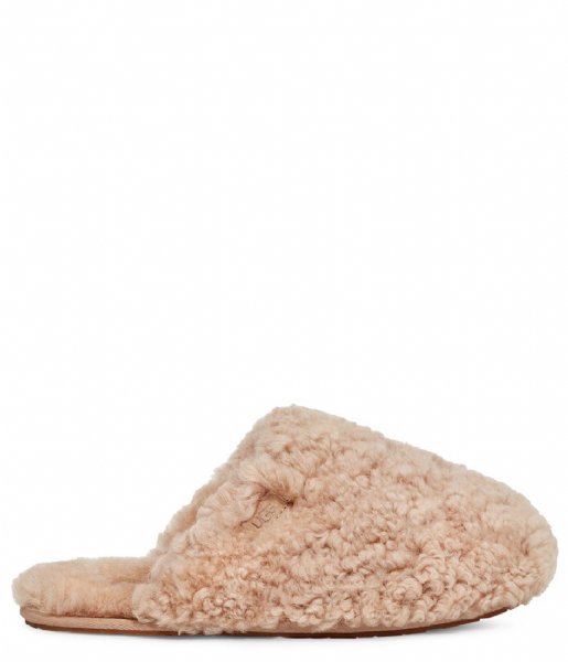 UGG House slipper W Maxi Curly Slide Sand (SAN)
