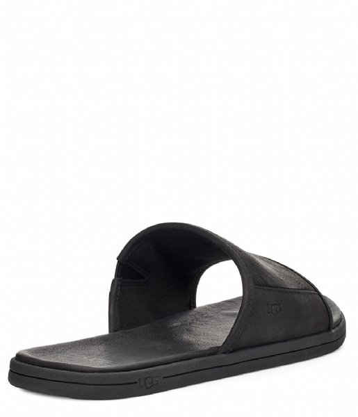 UGG Flip flop Seaside Slide Black Leather