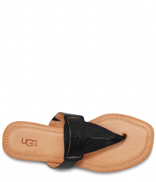 UGG Flip flop Gaila Black Leather
