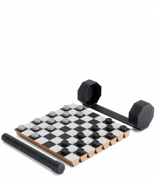 Umbra Gadget Rolz Chess/Checkers Set Black (040)