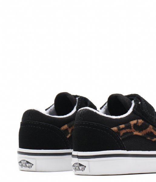 Vans Sneaker TD Old Skool V Leopard Fur Black True White