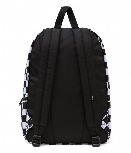 Vans Everday backpack Realm Flying V Backpack Peace Check Black Ashley Blue