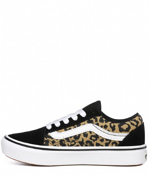 Vans Sneaker Comfy Cush Old Skool Leopard Black/TrueWhite