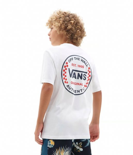 Vans T shirt By Authentic Checker Ss Boys White
