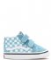 Vans Sneaker SK8-Mid Reissue V Checkerboard Delphinium Blue True White