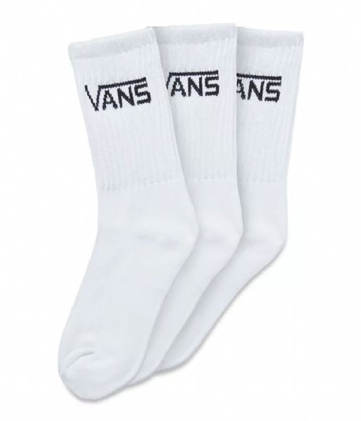 Vans Sock By Classic Crew Boys 3-Pack White