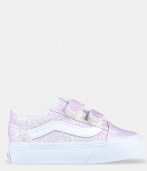 Vans Sneaker Old Skool V Glitter Pink True White