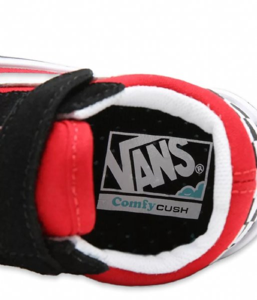 Vans Sneaker TD Comfy Cush Old Skool V Black Red