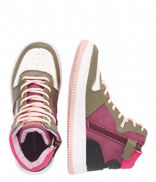 Vingino Sneaker Senne Mid Multicolor Pink (599)