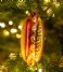 Vondels Christmas decoration Ornament glass multi hotdog small H12cm Red