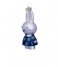 Vondels Christmas decoration Ornament glass Nijntje Miffy flower dress H11cm box Blue