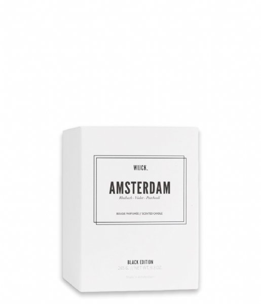 Wijck Interior Perfume Amsterdam City Candle Rhubarb Violet Patchouli