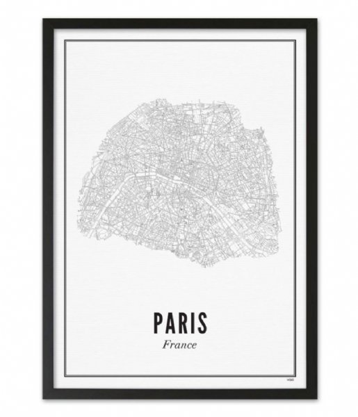Wijck Decorative object Paris City Black White