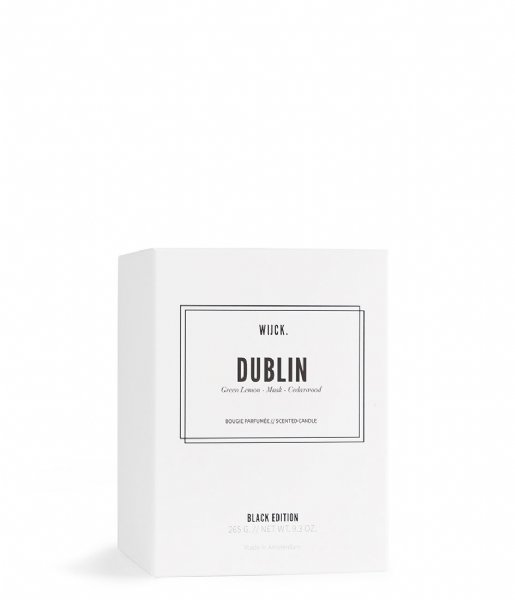 Wijck Candle Dublin City Candles Black White