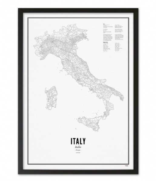 Wijck Decorative object Italy Country Prints Black White