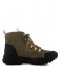 Woden Lace-up boot Amanda Recycled Dark Olive (295)
