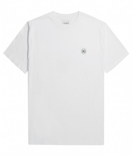 Woodbird T shirt Our Jarvis Patch Tee White