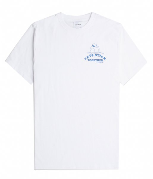 Woodbird T shirt Yuri Together Tee White