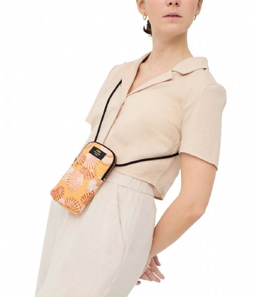 Wouf Crossbody bag Coral Phone Bag Beige Orange