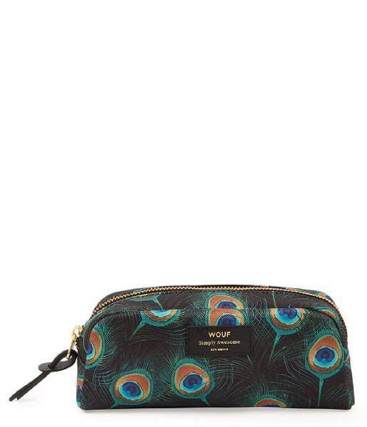 Wouf Toiletry bag Peacock Small Beauty Green