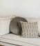 Zusss Decorative pillow Kussen Met Geborduurde Boogjes 45X45cm Olijfgroen (4500)