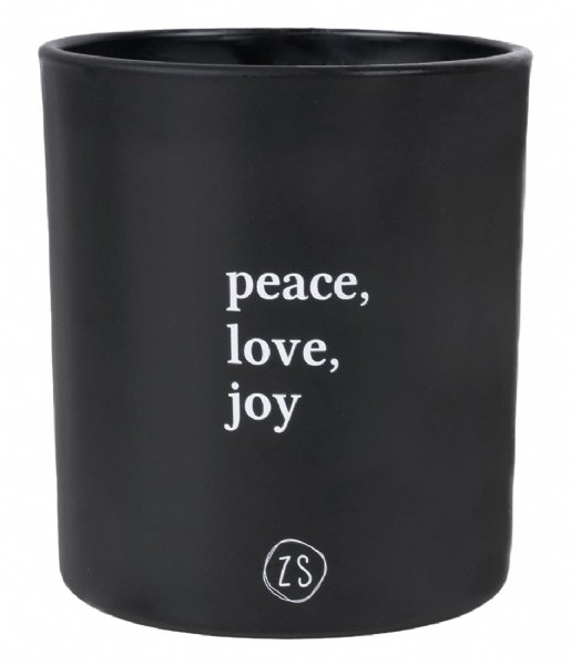 Zusss Interior Perfume Geurkaars In Doosje Peace Love Joy Zwart (0000)